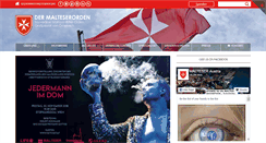 Desktop Screenshot of malteserorden.at